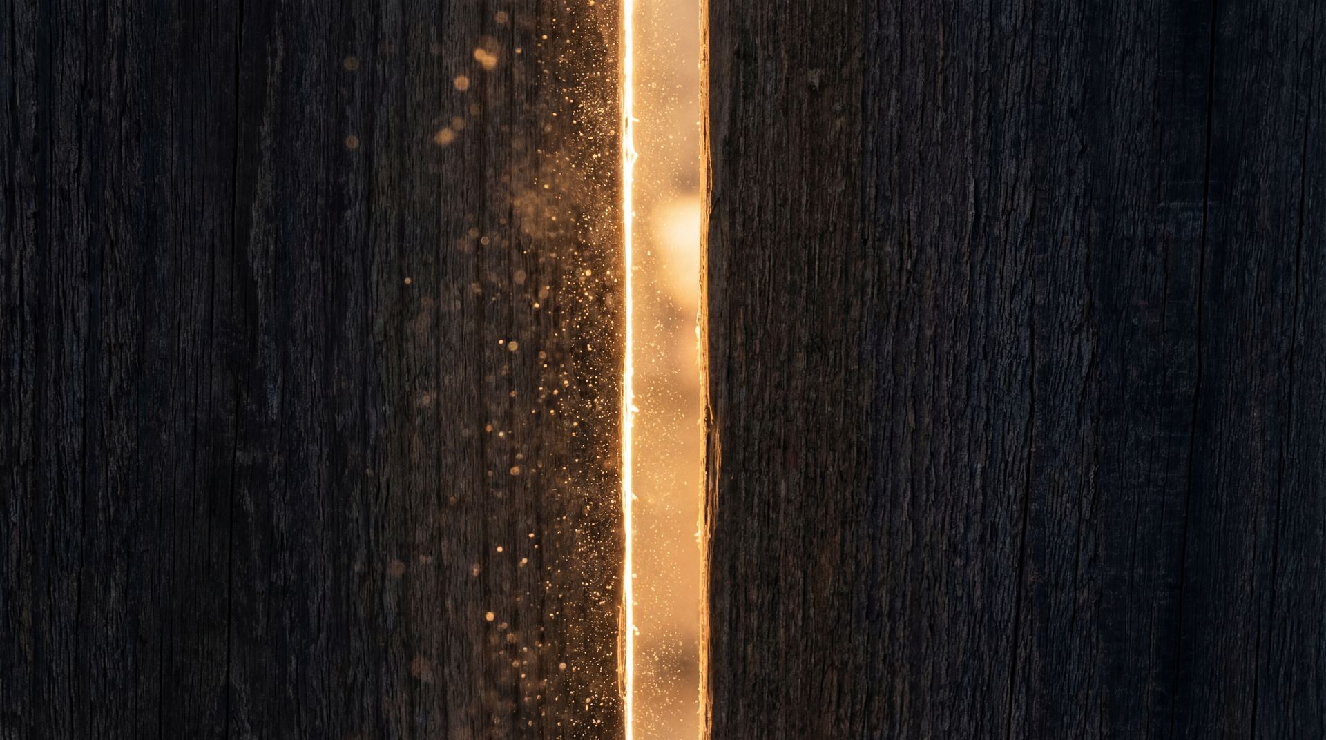 Light shining through